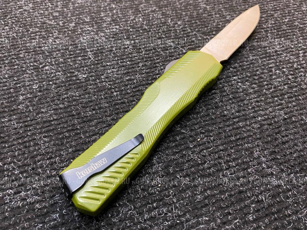 Фронтальный нож Kershaw Зеленый