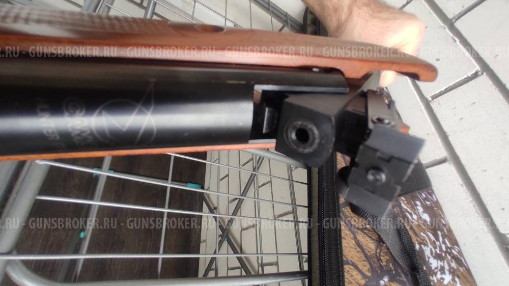 Gamo Hunter 440 с оптикой, чехлом, пружинами и пулями. 