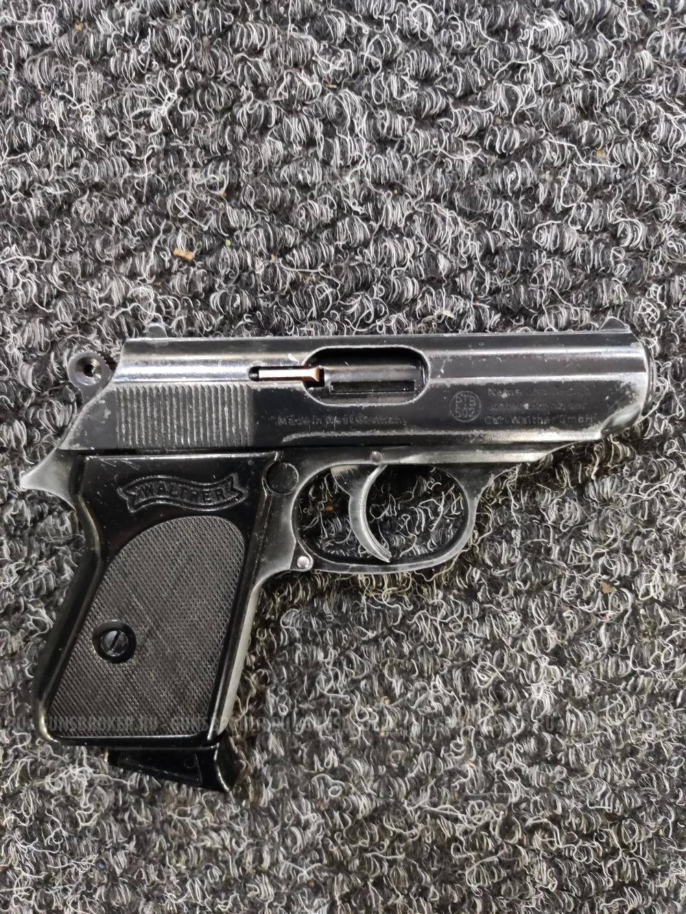 Газ. пистолет Walther PPK, кал.8мм