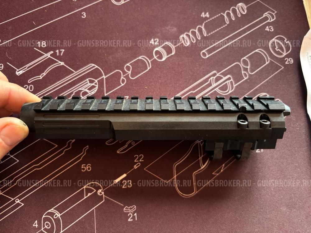 Газовая трубка с планкой пикатинни для АК74