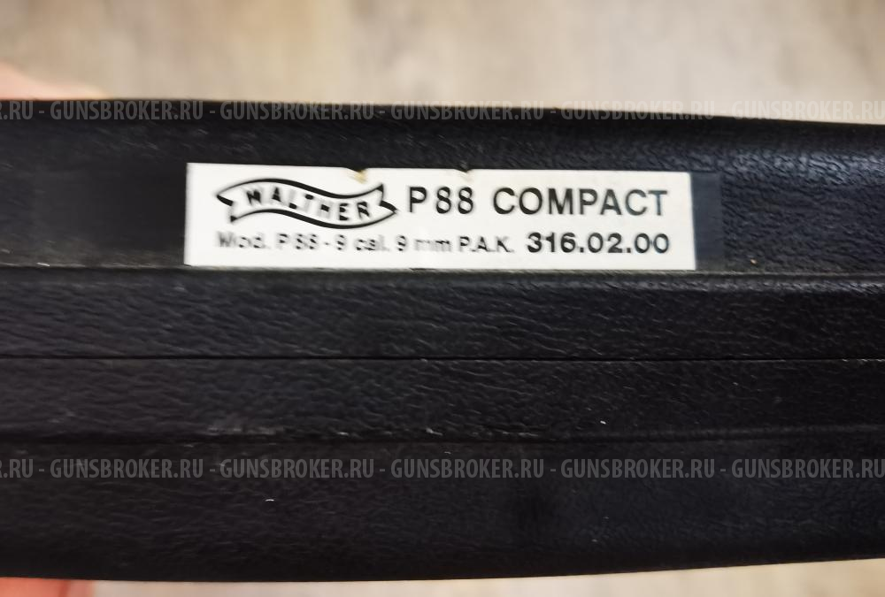 газовый пистолет walther p88 compact