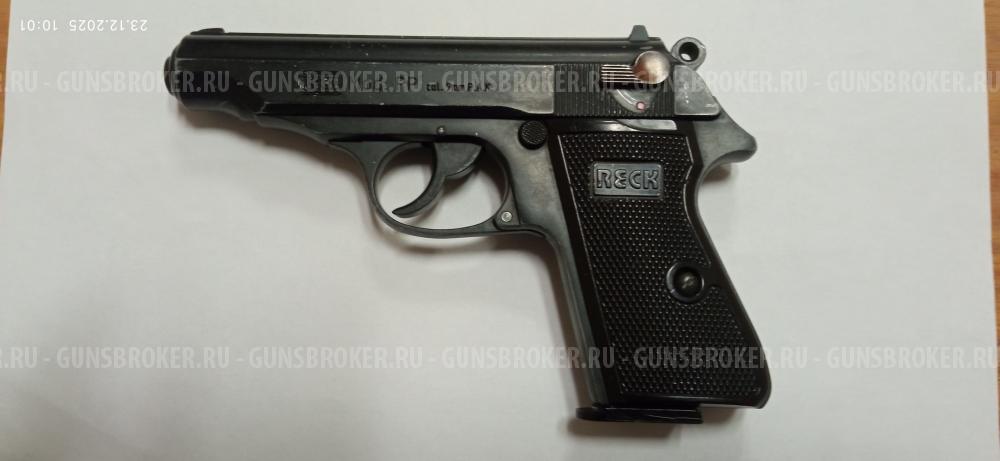 газовый пистолет WALTHER Reck mod PP 9mm P.A.K