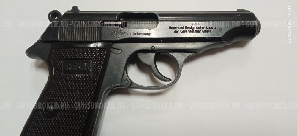 газовый пистолет WALTHER Reck mod PP 9mm P.A.K