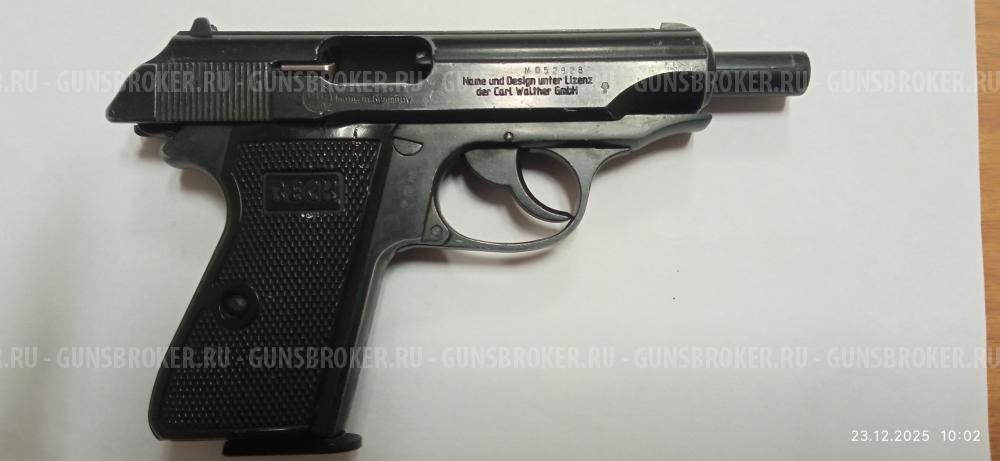 газовый пистолет WALTHER Reck mod PP 9mm P.A.K