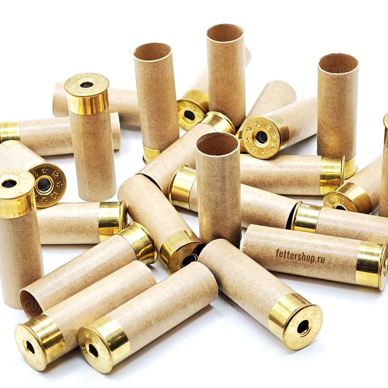 Гильза Cheddite Beige 12/65 бумажная без капсюля 100 шт (Италия)