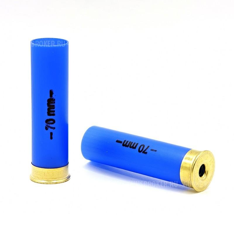 Гильза Рекорд 16/70, без капсюля, синий, 50 шт