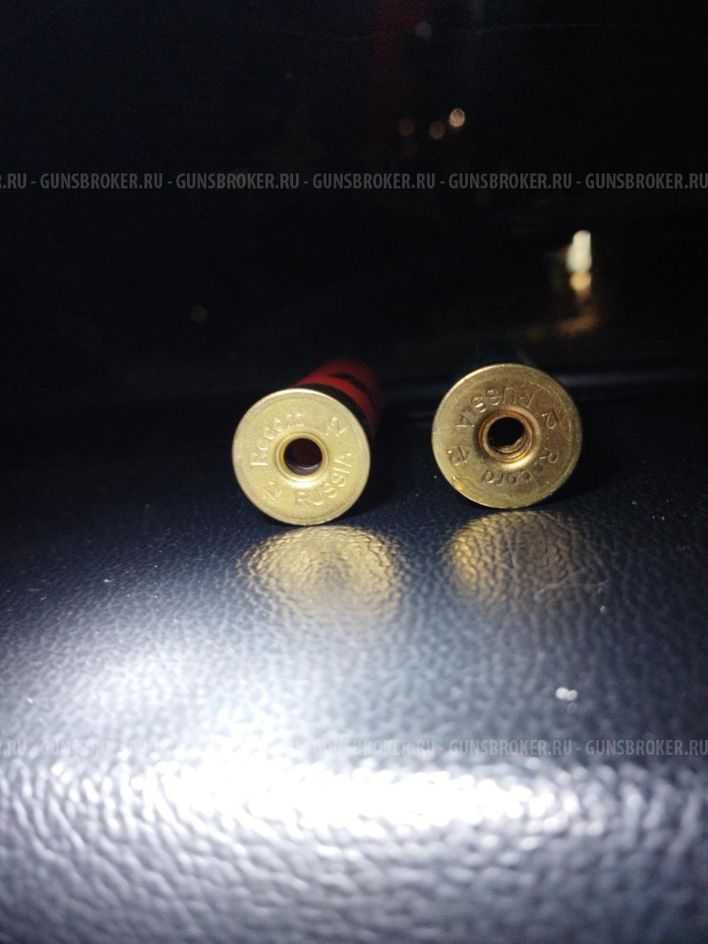 Гильзы 12 калибр, дробь Бийская. 