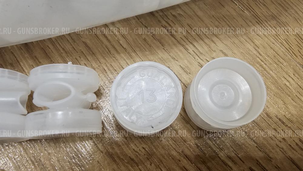 Гильзы 12к Магнум, картеч 8,0мм, хрустики Gualandi. 