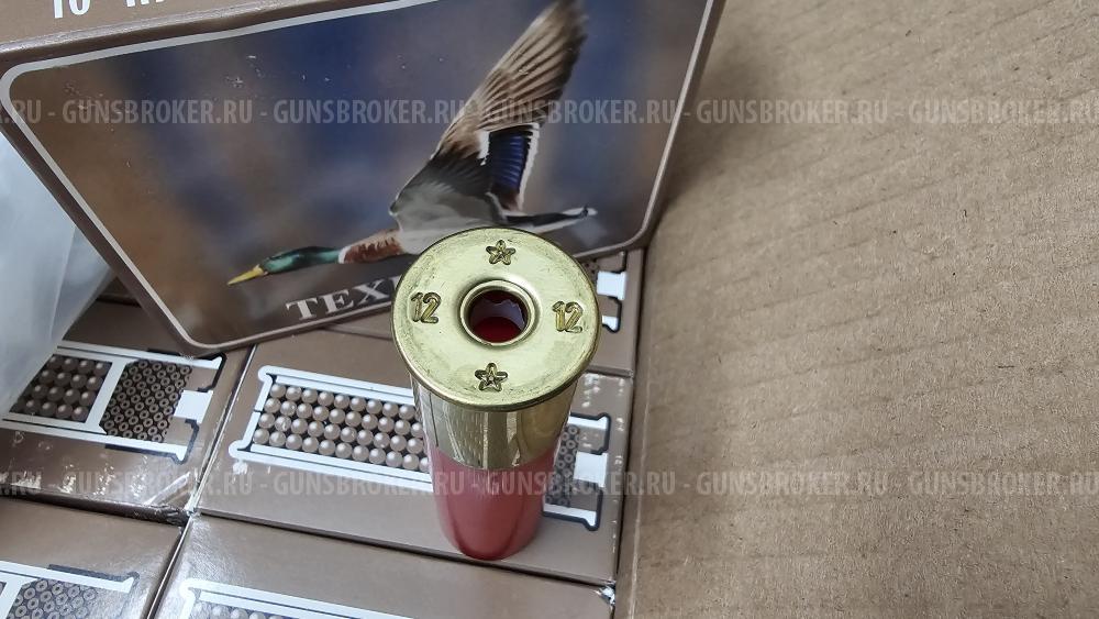 Гильзы 12к Магнум, картеч 8,0мм, хрустики Gualandi. 