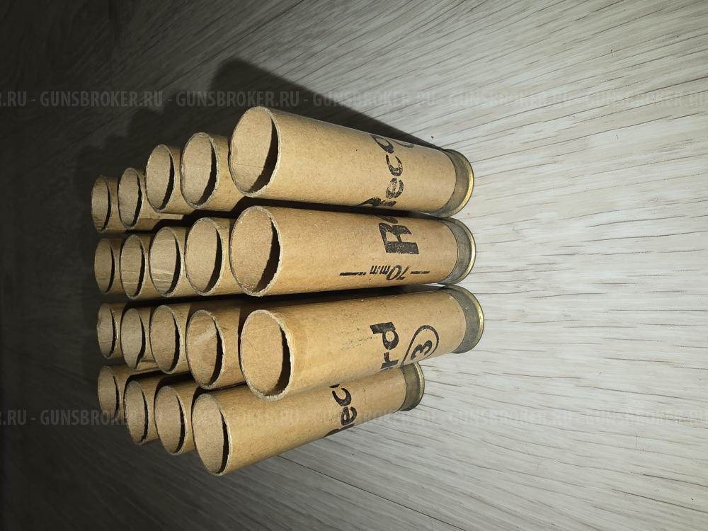 Гильзы 16 калибр, пыжи войлочные 16 клб СССР