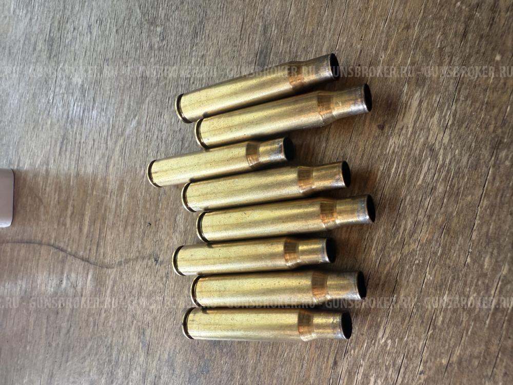 Гильзы 30-06, 308, латунные, импортные, однострел, недекап 
