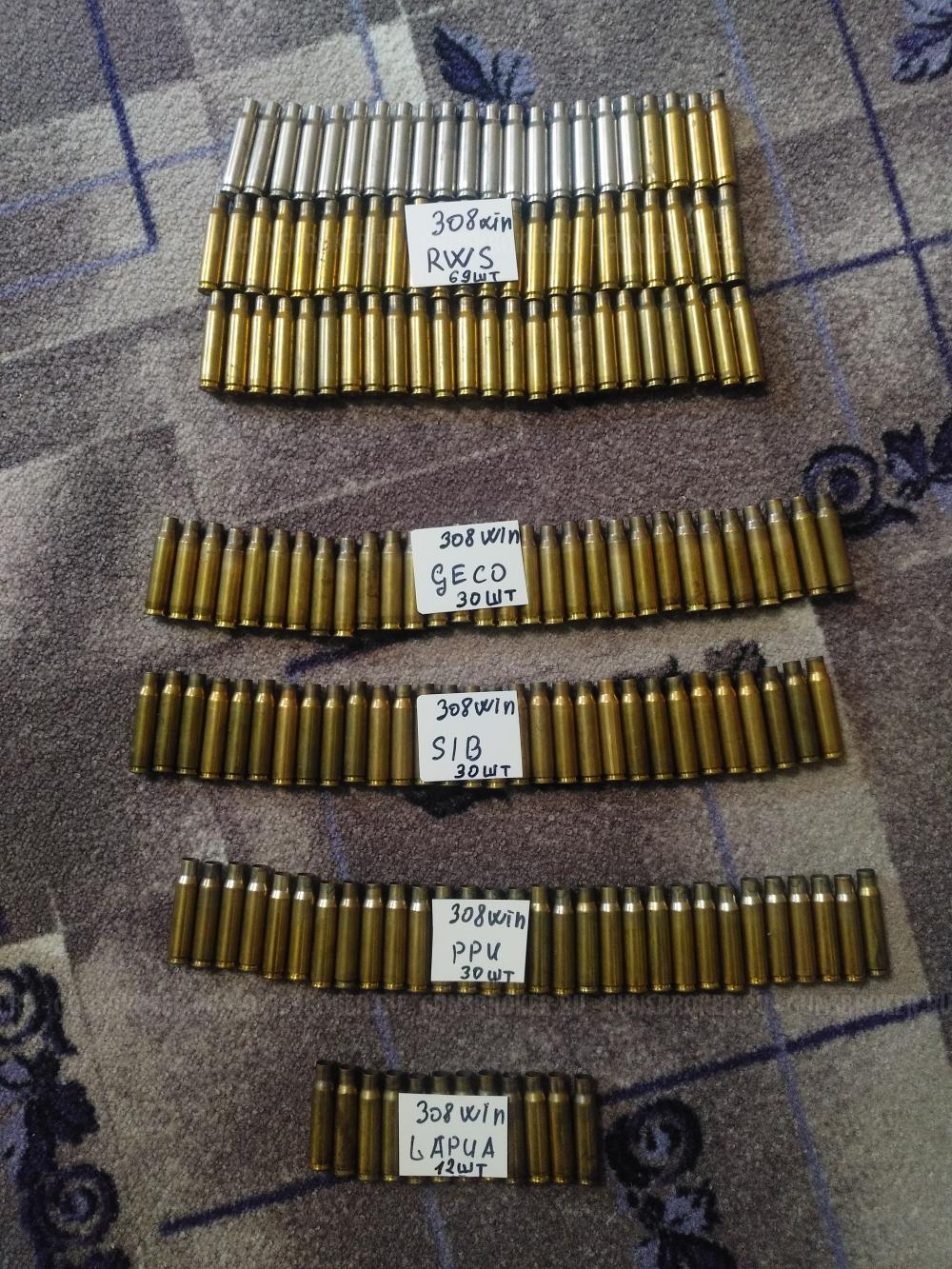 Гильзы 300win mag, 300wsm, 30-06spr, 308win.