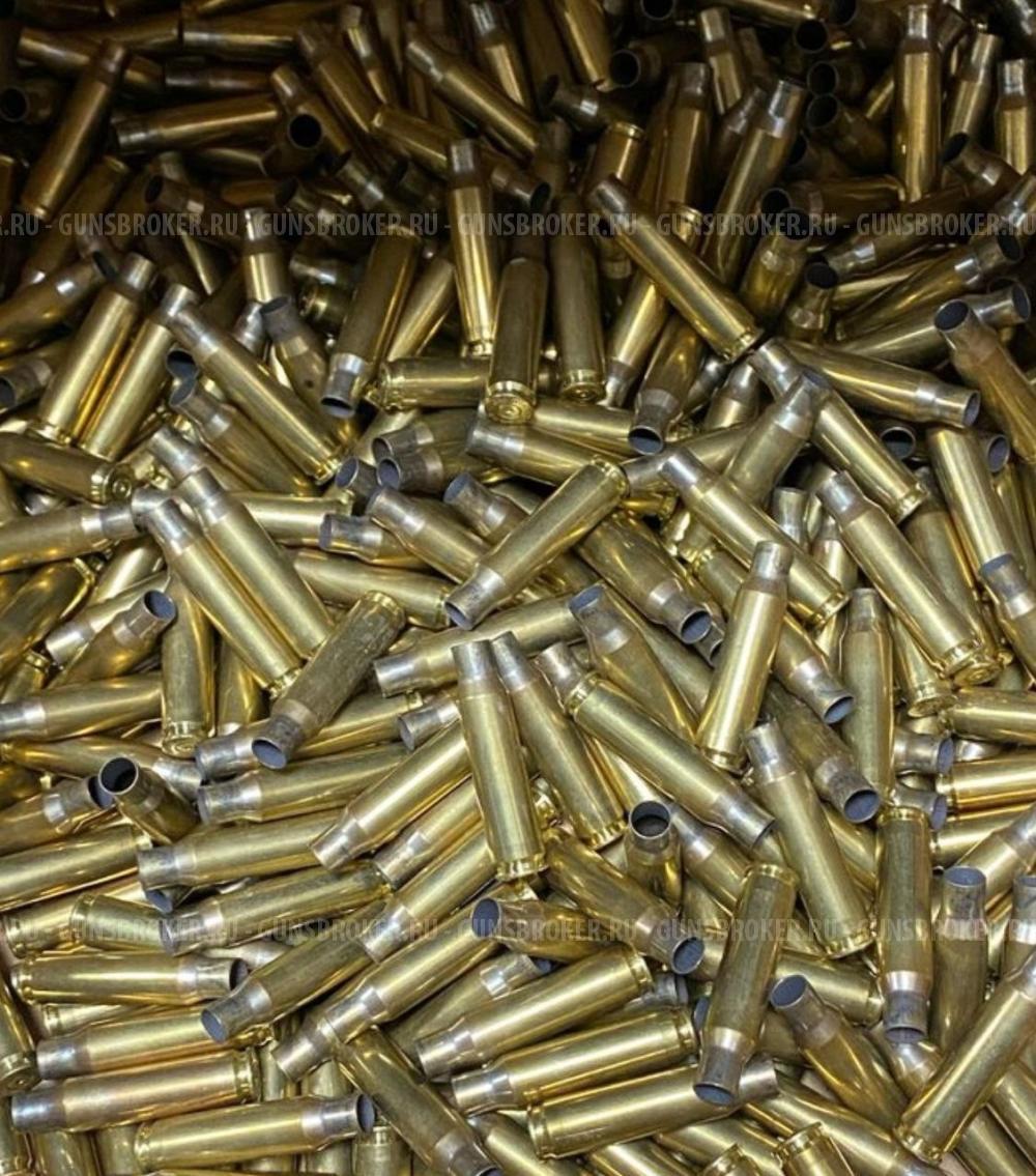 Гильзы 308 win латунные, боксер, однострел