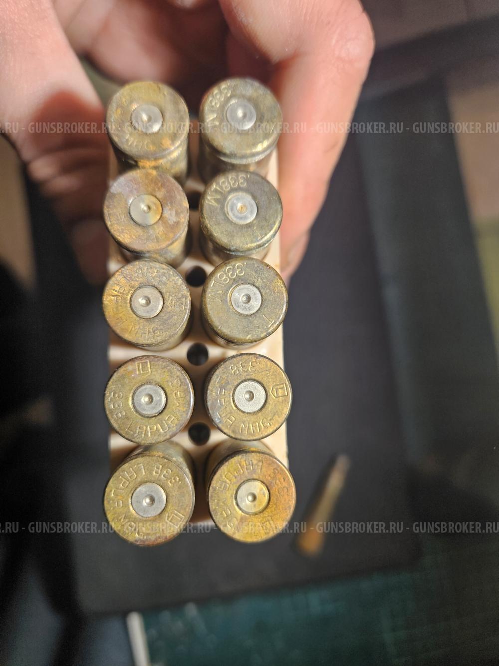 Гильзы 338 Lapua magnum  