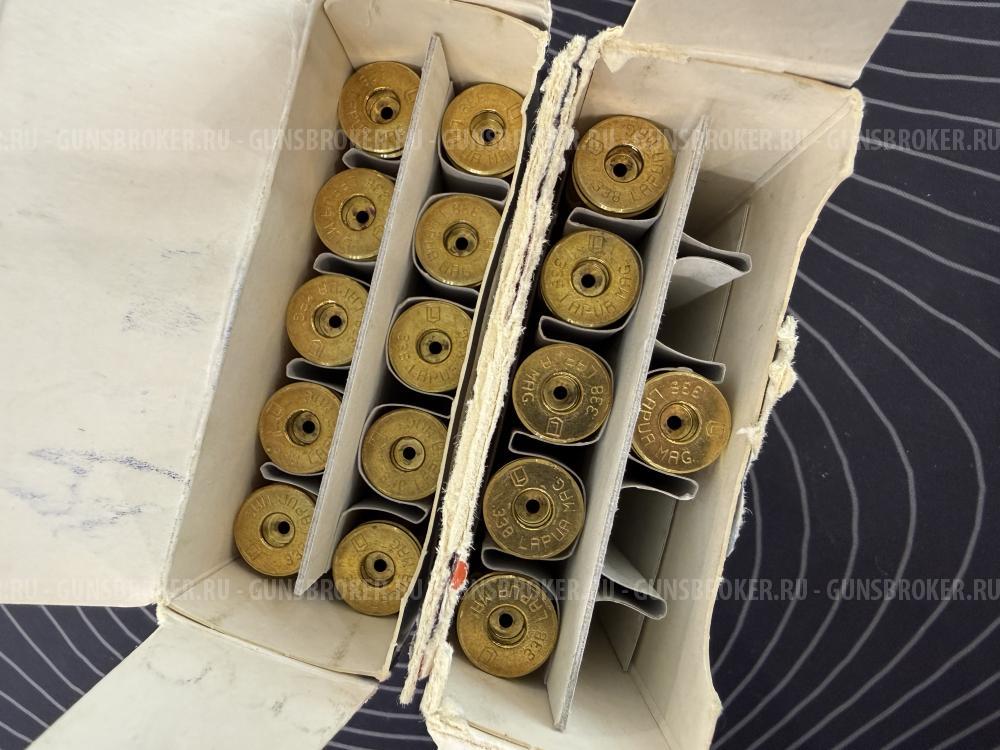 Гильзы 338 LM Нестрелянные