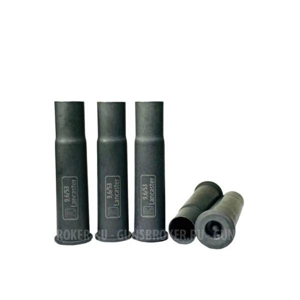 Гильзы 9,6х53 Lancaster не капсулированные серые стальные