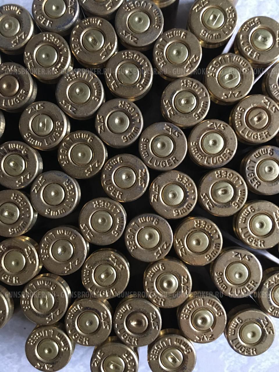 Гильзы 9х19, 38 special, 40 S&W. Латунь однострел