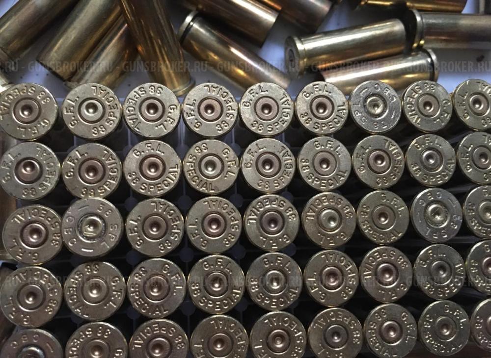 Гильзы 9х19, 38 special, 40 S&W. Латунь однострел