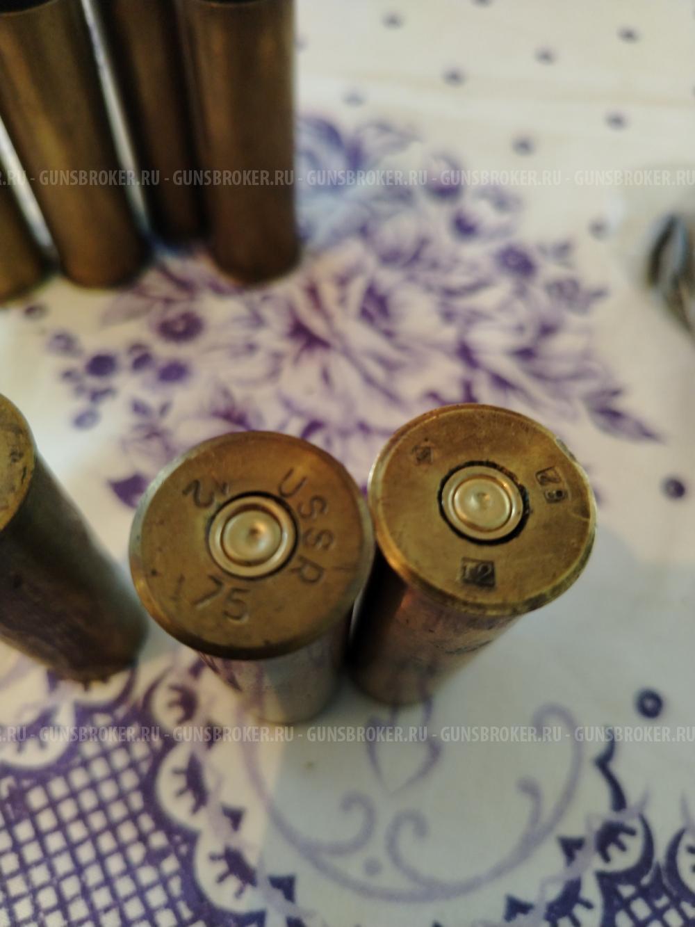 Гильзы латунная 12 калибра под еврокапсюль 