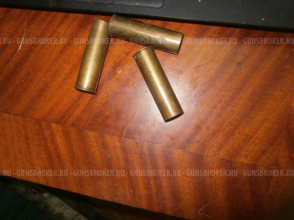 Гильзы латунные 12 калибра стреляные 