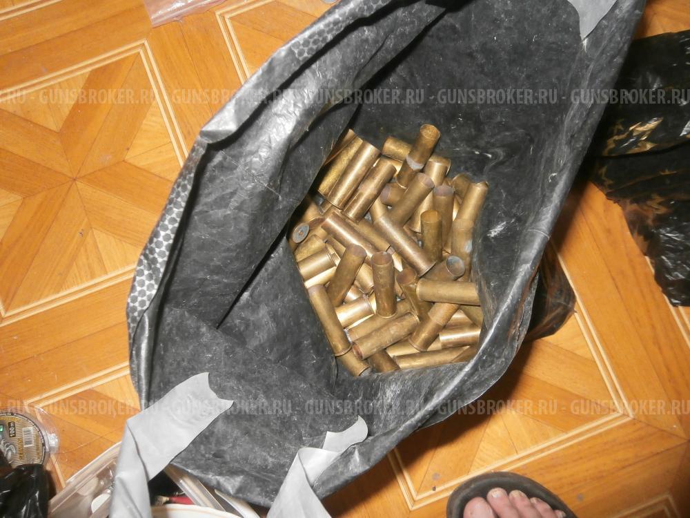 Гильзы латунные 12 калибра стреляные 