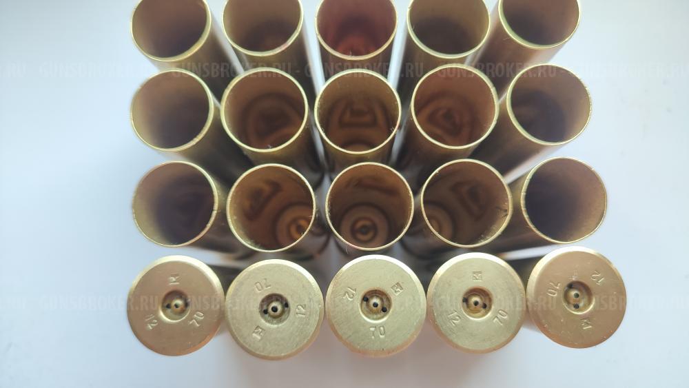 Гильзы латунные 12х70
