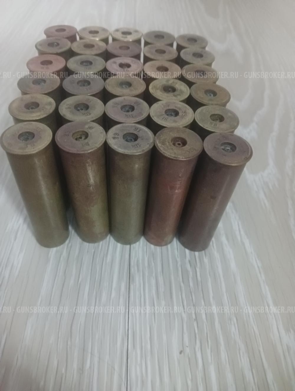 Гильзы латунные б/у 16 калибр