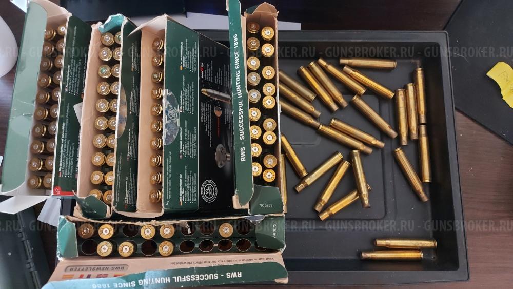 Продам стреляные гильзы Norma Lapua RWS Geco- 300 WM 30-06 223 8х68S 6.5x55