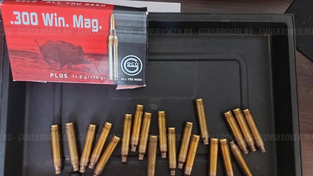 Продам стреляные гильзы Norma Lapua RWS Geco- 300 WM 30-06 223 8х68S 6.5x55