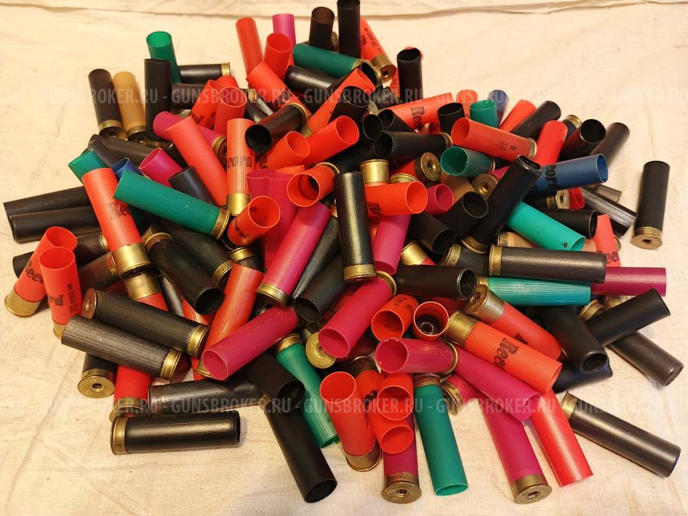 Гильзы новые пластиковые 12 Калибра