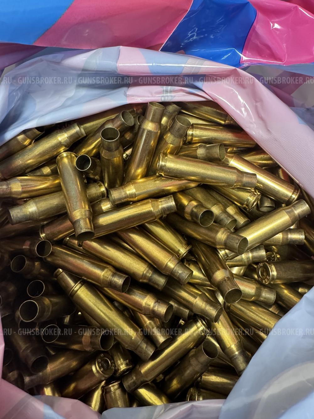 Гильзы однострелы 308win Sellier&Bellot