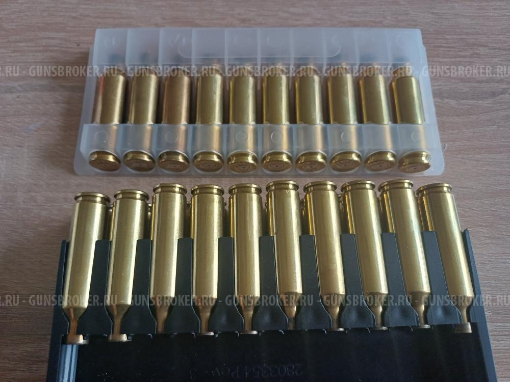 Гильзы однострелы 6,5 кридмур 40 штук NOSLER ballistic.