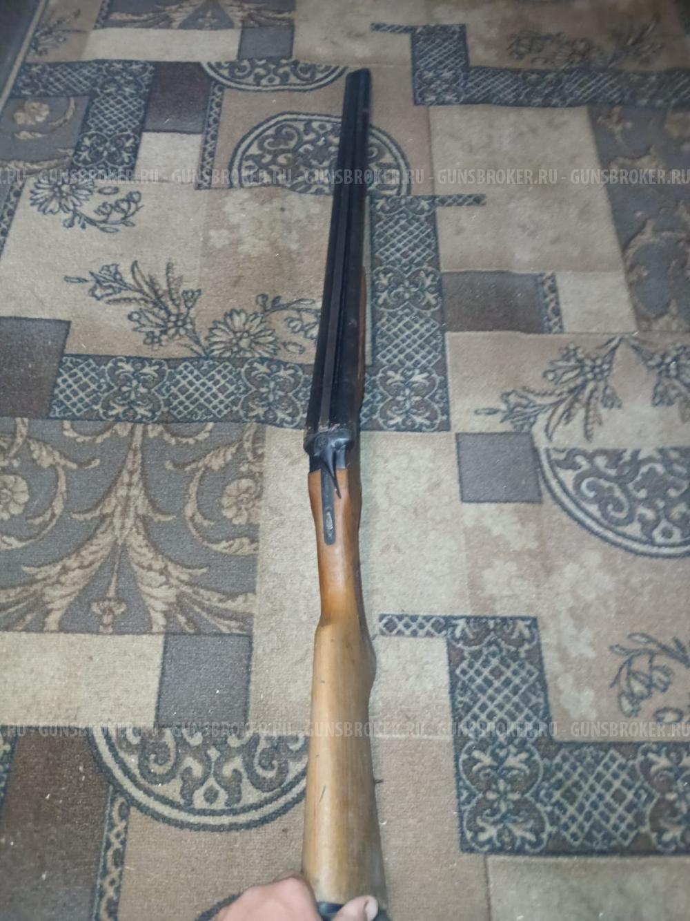 Гладкоствольное двуствольное ружье МР-43Е; к - 12*70, №1506950