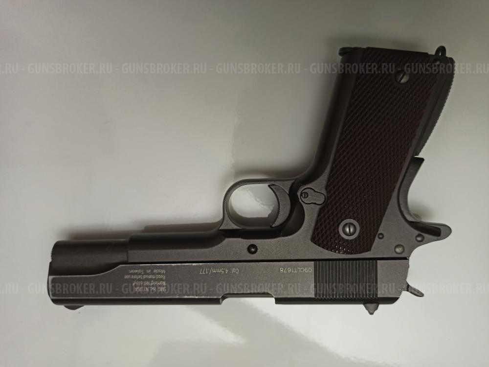 Gletcher CLT 1911 (Colt) Пневматический пистолет б/у купить - Екатеринбург