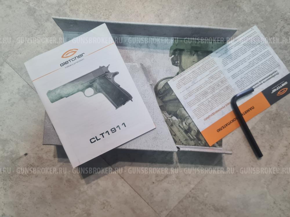 Gletcher Colt CLT 1911 4.5 мм (Blowback)