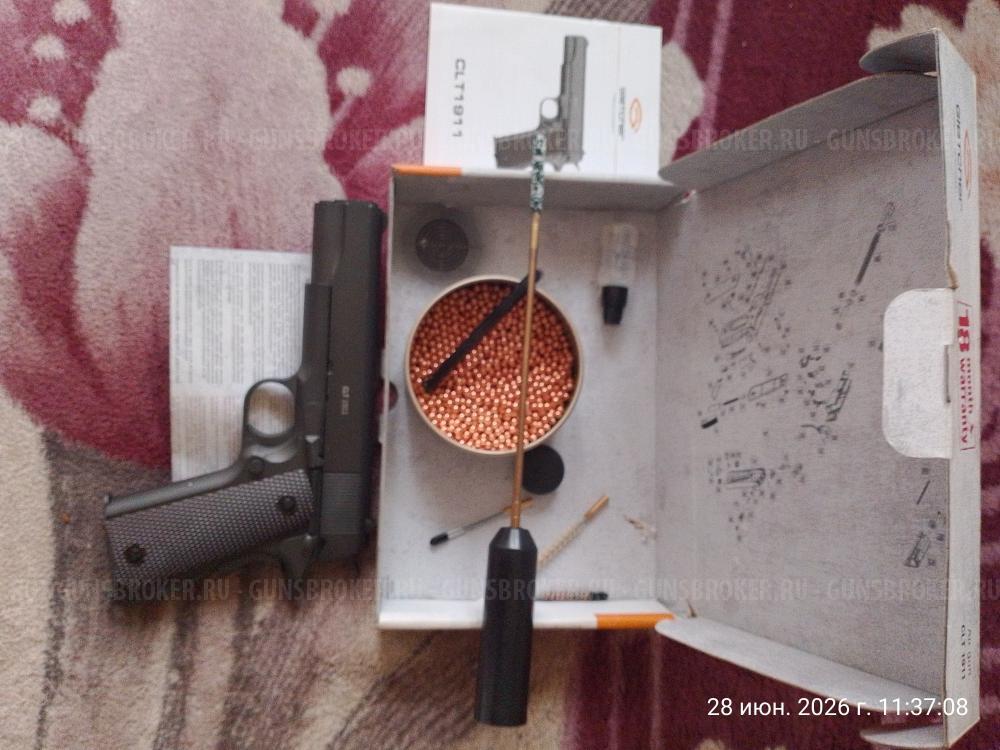 Gletcher Colt CLT 1911 4.5 мм (Blowback)