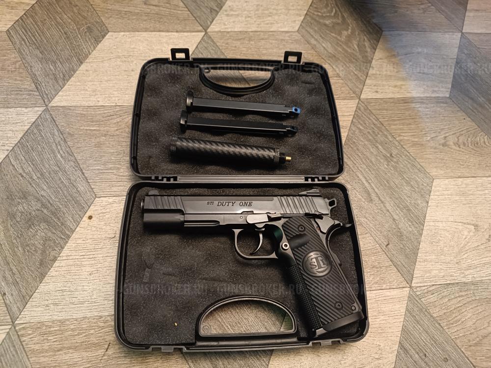 Пистолет ASG STI Duty One  CO2 Калибр: 4,5 мм стальными шариками