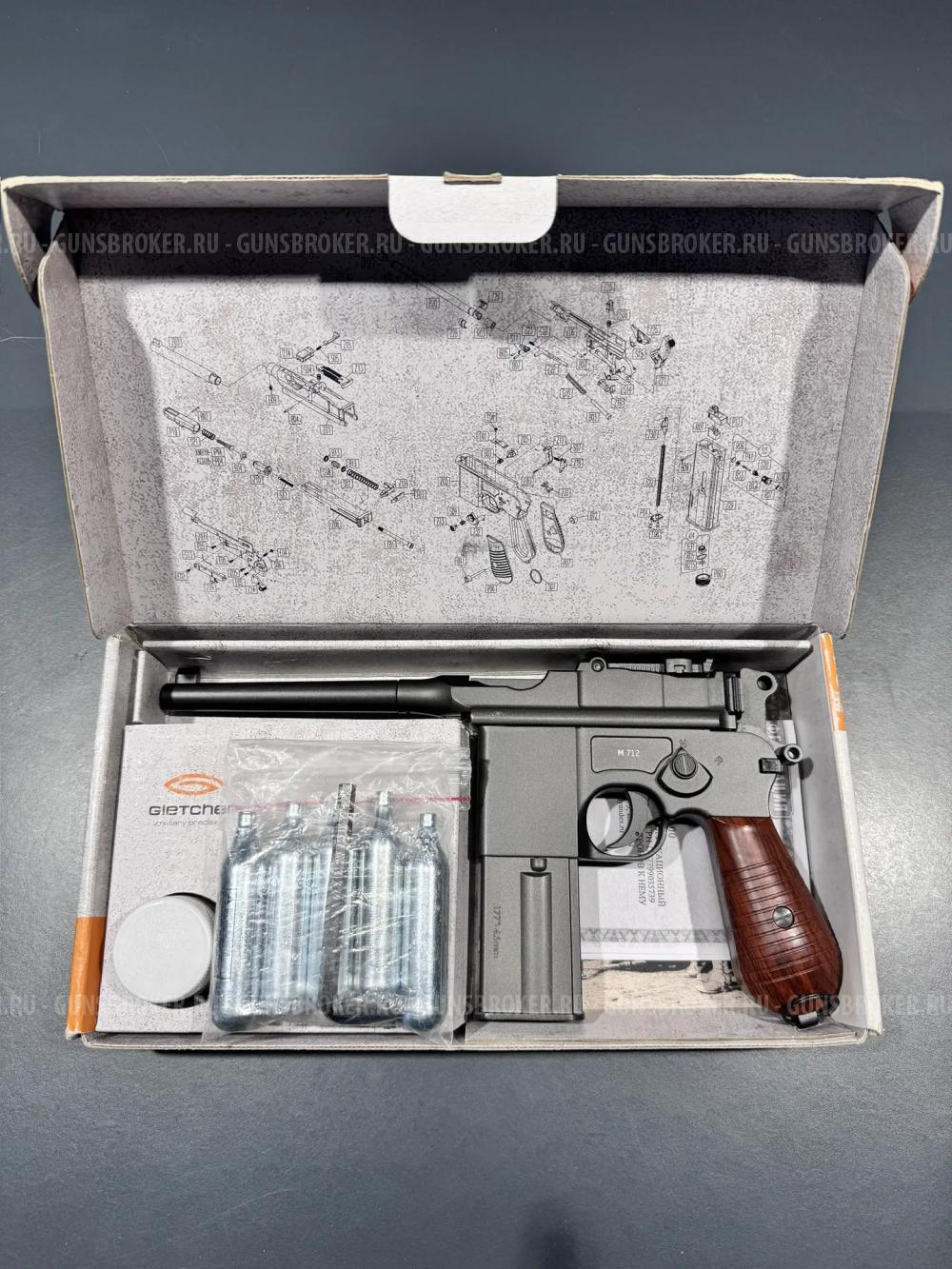 Gletcher M712 Mauser, Blowback