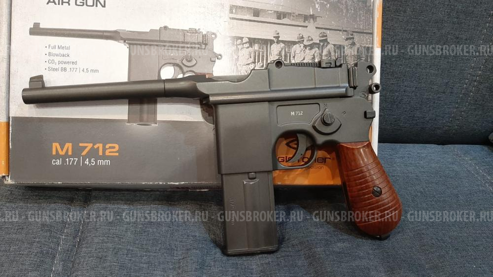 Gletcher m712 Маузер пневматический пистолет Глетчер