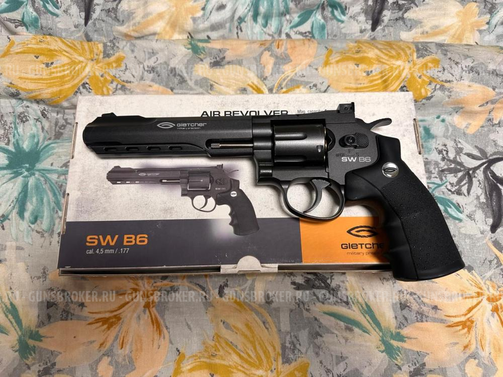Gletcher SW 6 револьвер