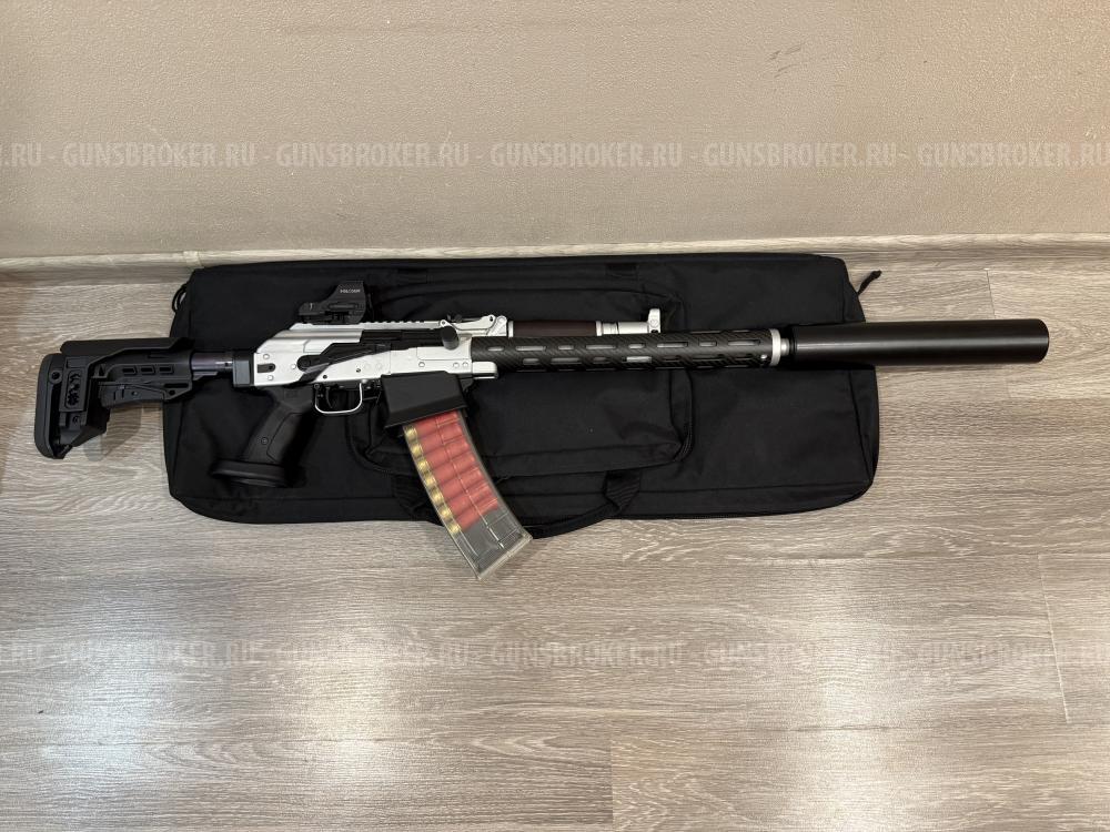 Глушитель Точка 76 Сайга 12 и Вепрь 12