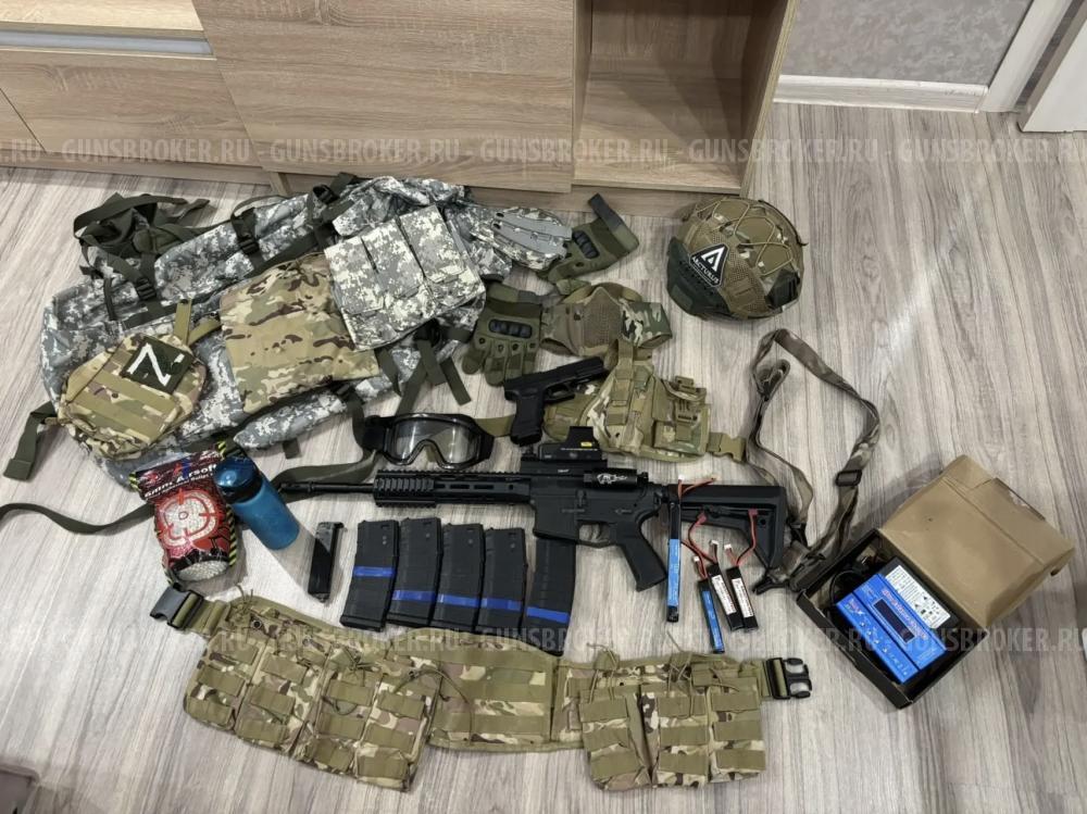 Готовый страйкбольный комплект.