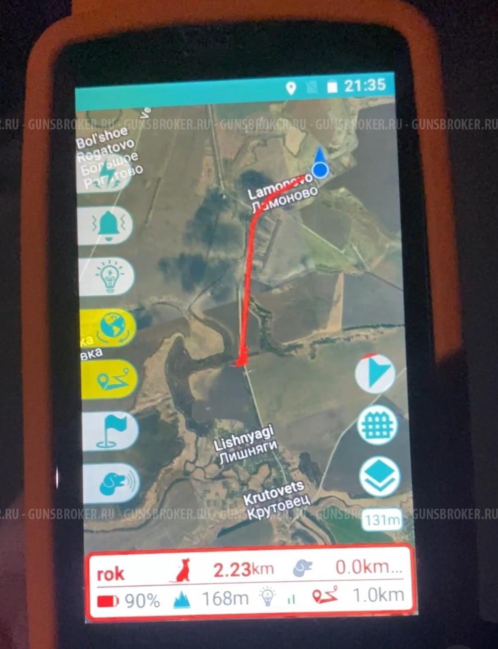 GPS навигатор для отслеживания собак