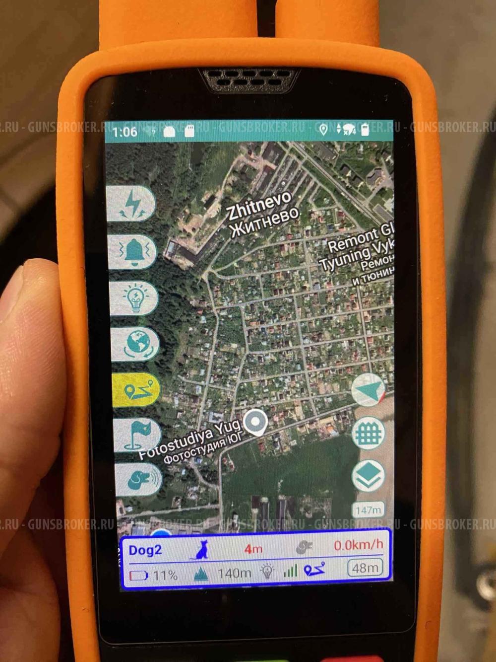 GPS навигатор для отслеживания собак
