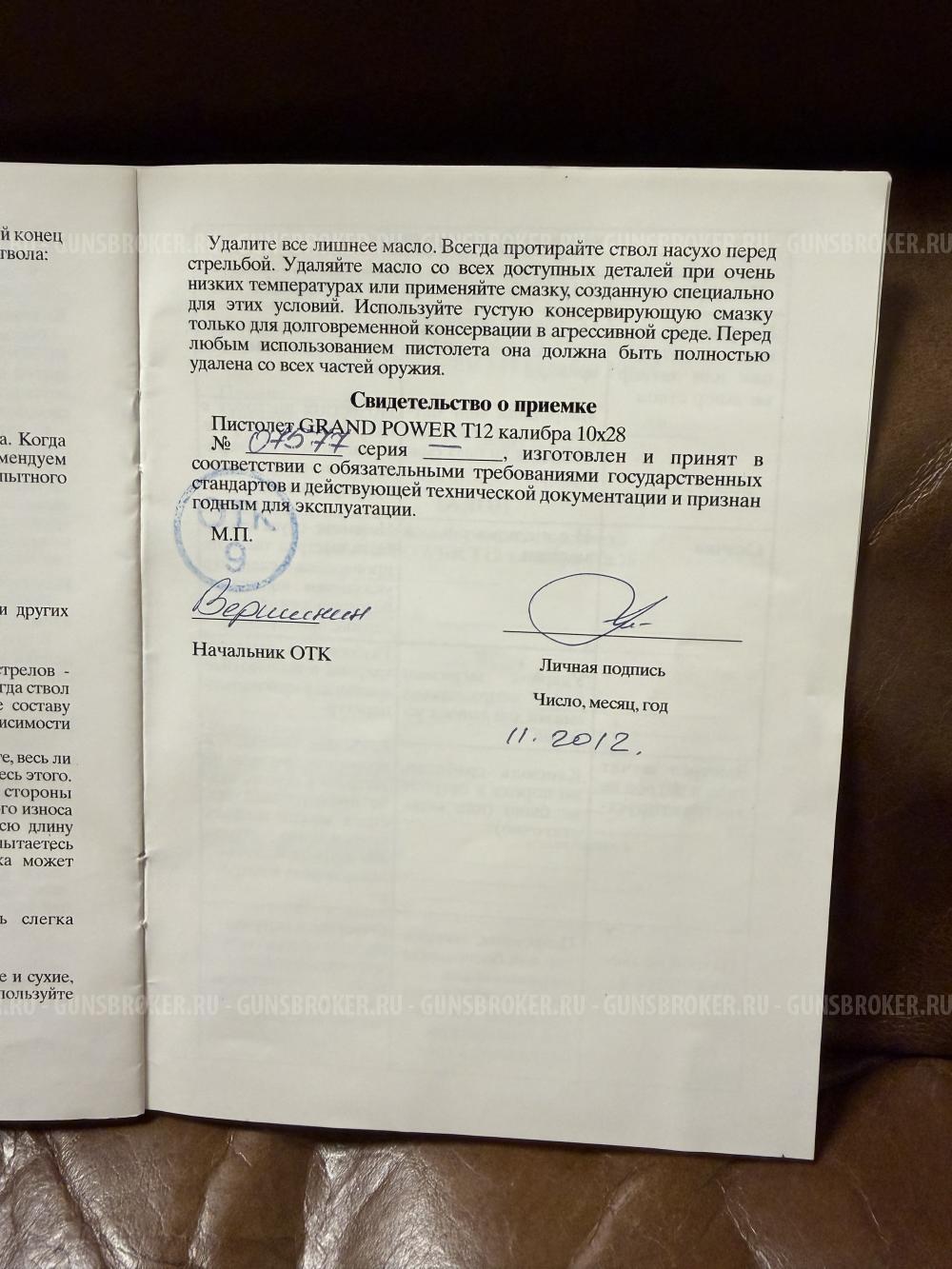 Grand Power T12 - 10x28