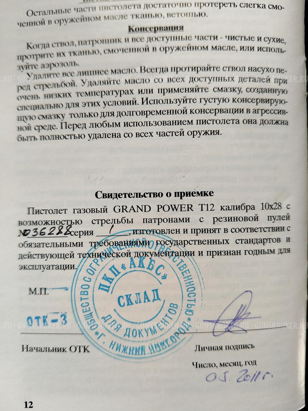 Grand Power Т12 10х28