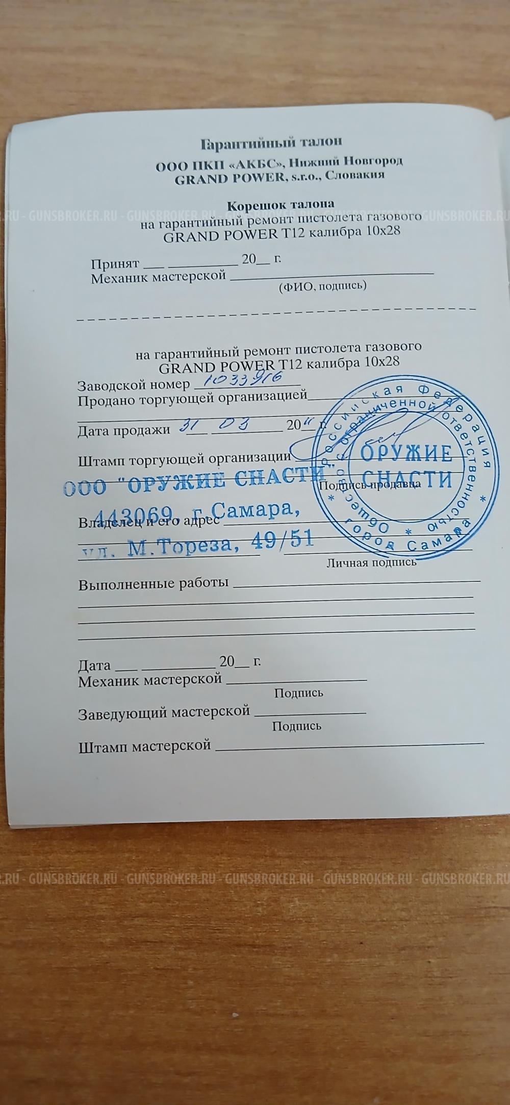 Grand Power T12 Slovakia