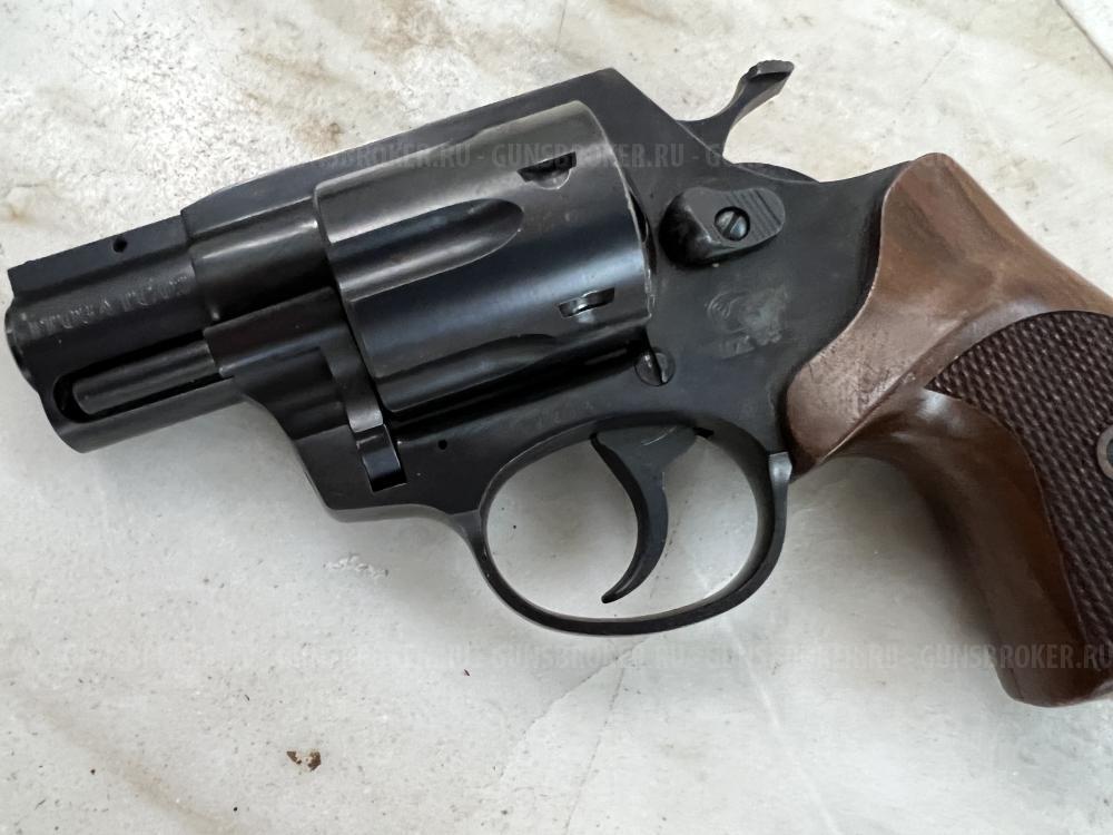 Револьвер Гроза ТС-02 . Оружейная ,чёрная сталь.
