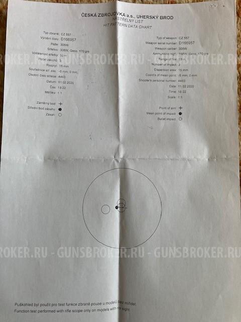 GZ-557 ECLIPSE калибр 308Win