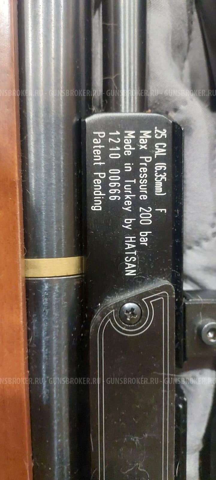 Hatsan AT44-10 PCP ложе — дерево (турецкий орех) калибр 6.35 мм (Лицензия)